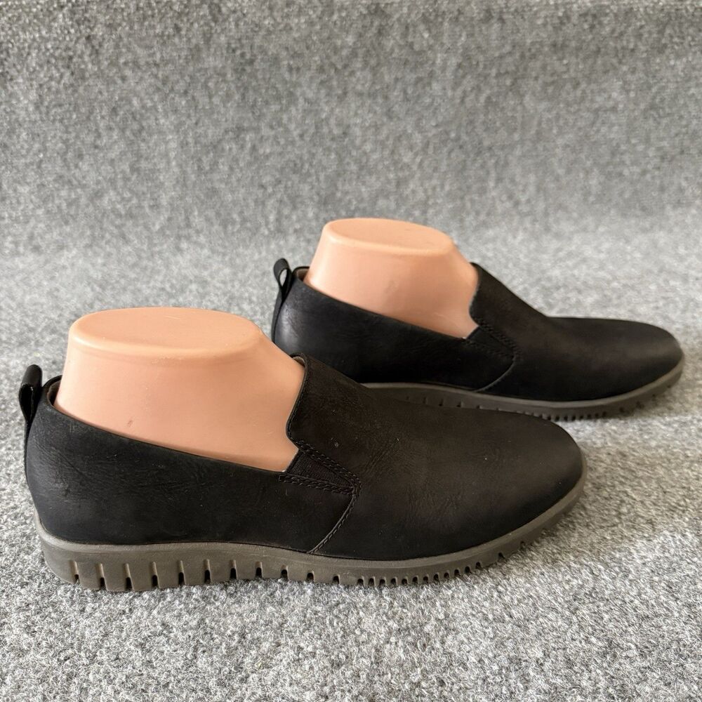 Dansko Black Leather Slip-On Comfort Flats Women's EU 39 US 8.5 Shoes 9142507800